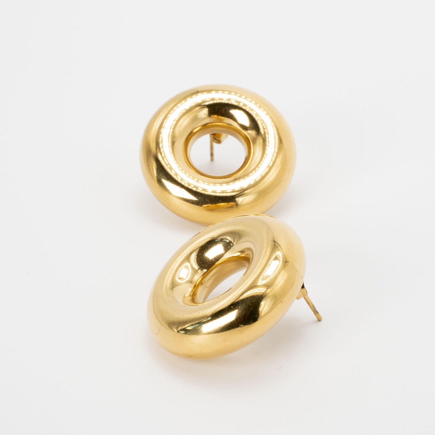 Gold Donut Studs