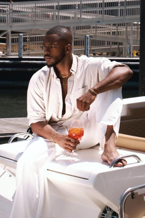 Golden Herringbone Chain