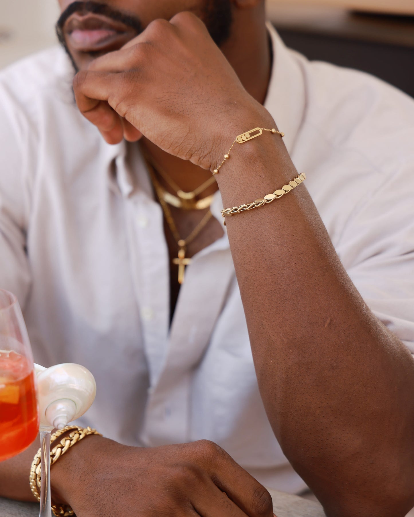 Golden Classic Link Bracelet