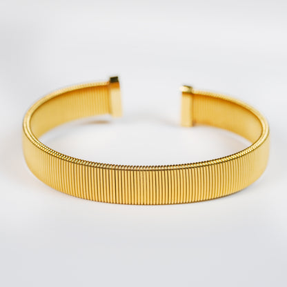 Ribbed Cuff Bracelet