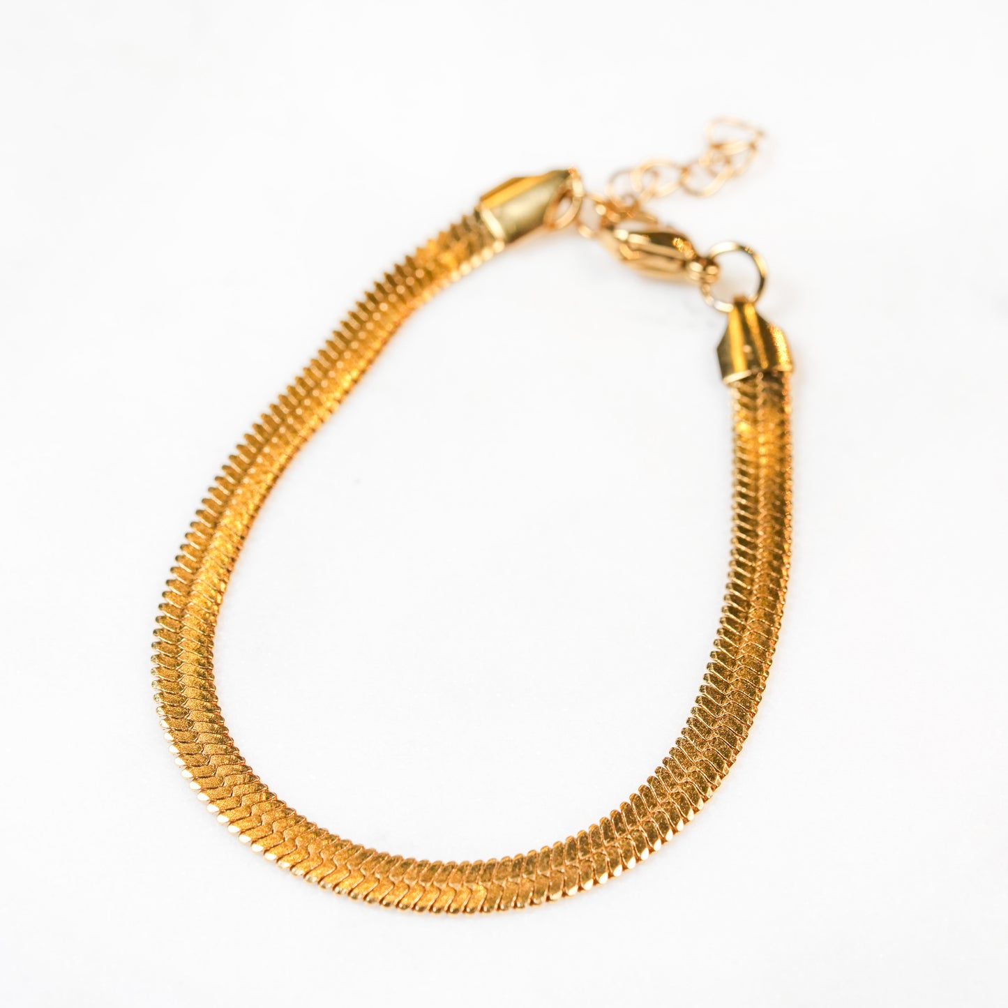 Golden Herringbone Bracelet