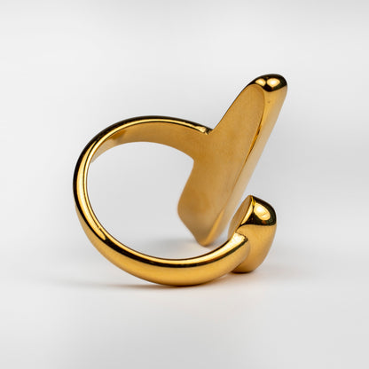 Streamline Gold Ring