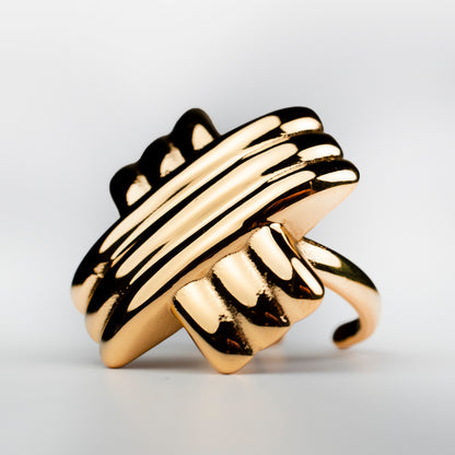 Golden X Ring