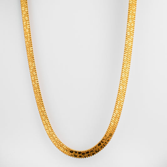 Golden Herringbone Chain
