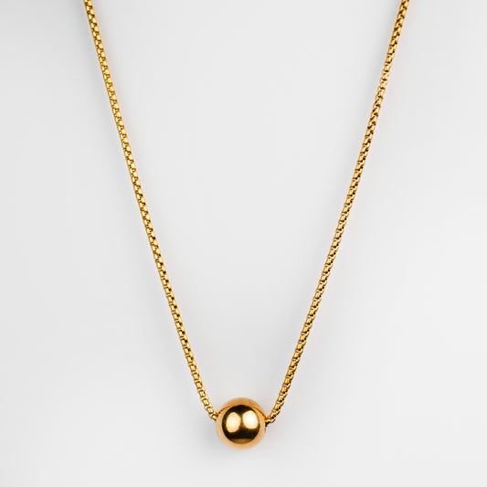 Golden Sphere Luxe Necklace