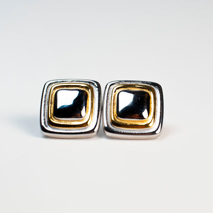 The shapes of squares earring