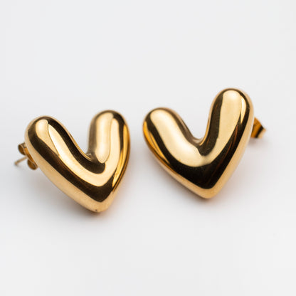 Sculpted Love Earrings