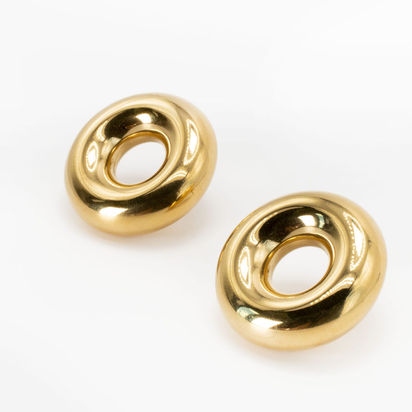 Gold Donut Studs