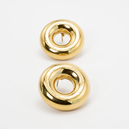Gold Donut Studs