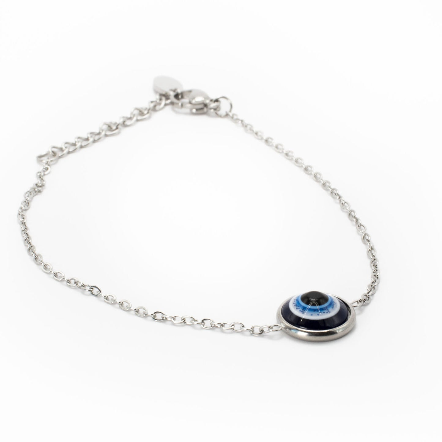Silver Guardian Eye Bracelet