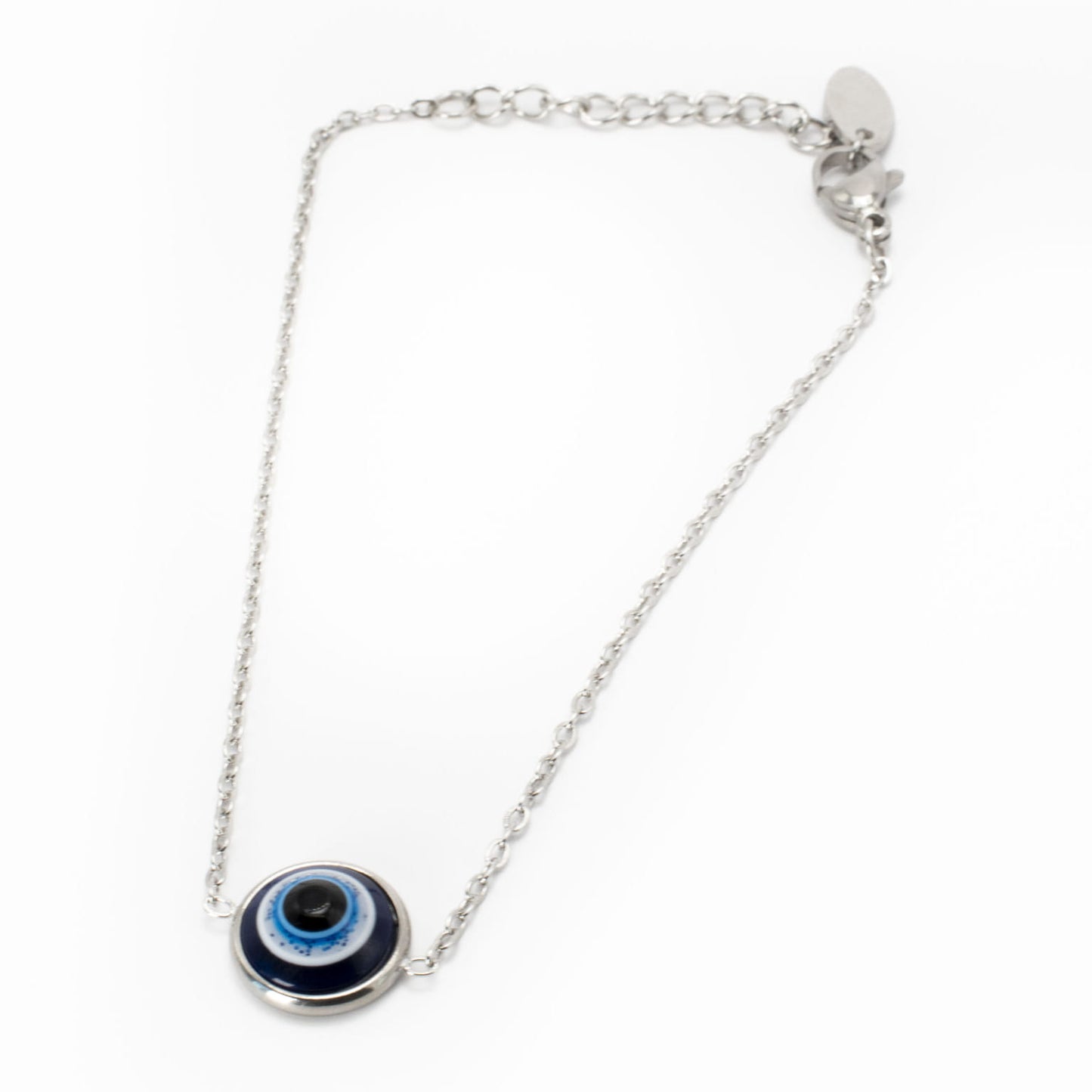 Silver Guardian Eye Bracelet