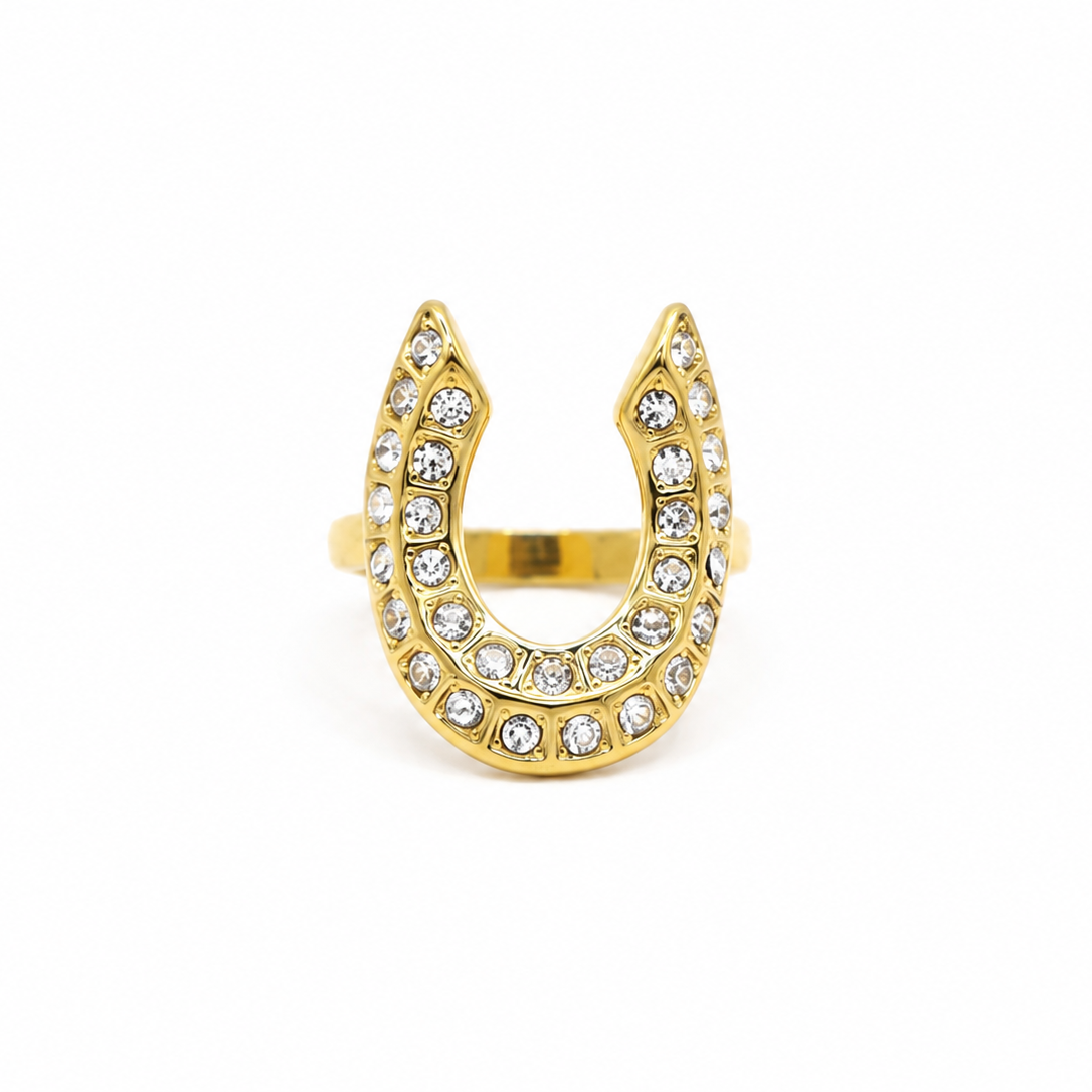 Fortuna Horseshoe Ring