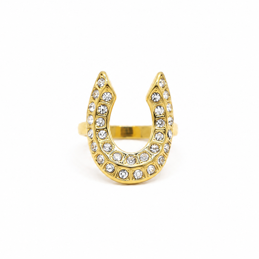 Fortuna Horseshoe Ring