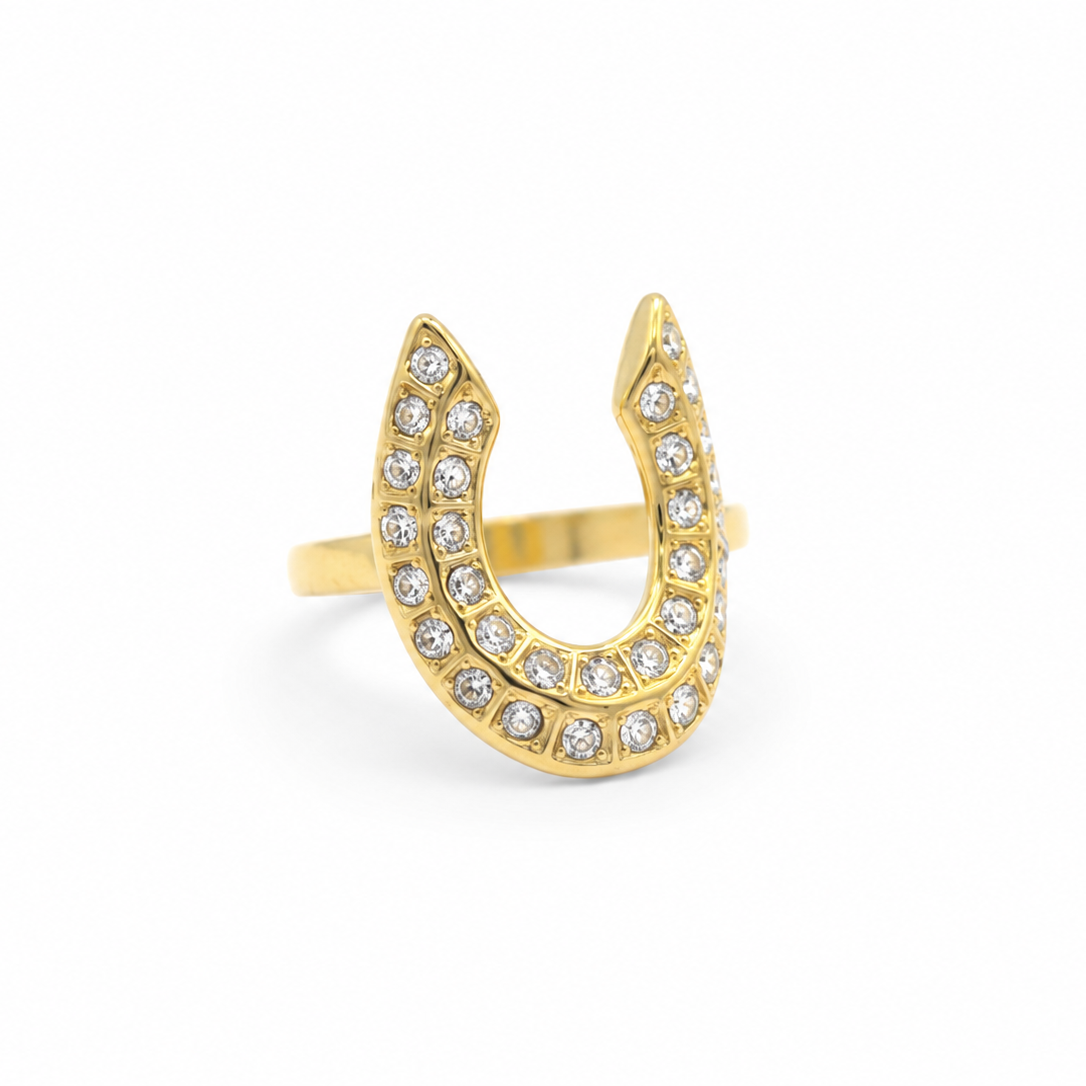 Fortuna Horseshoe Ring
