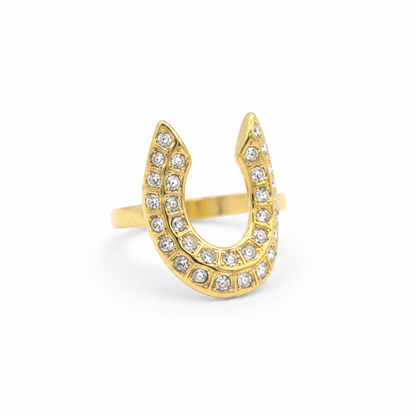 Fortuna Horseshoe Ring
