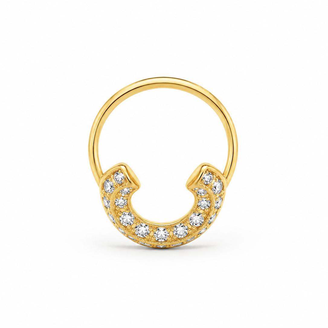 Fortuna Horseshoe Ring