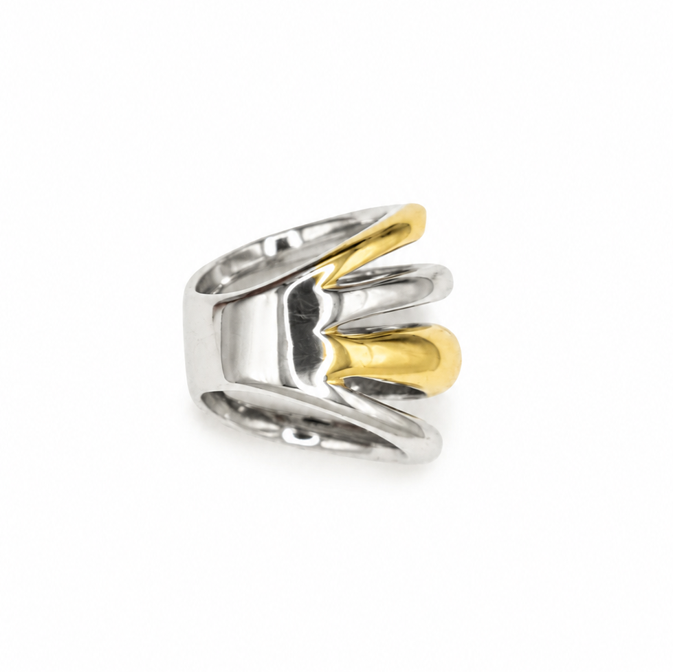 Mixed Metal Wrap Ring