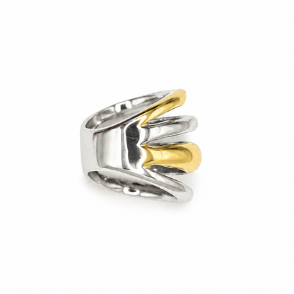 Mixed Metal Wrap Ring