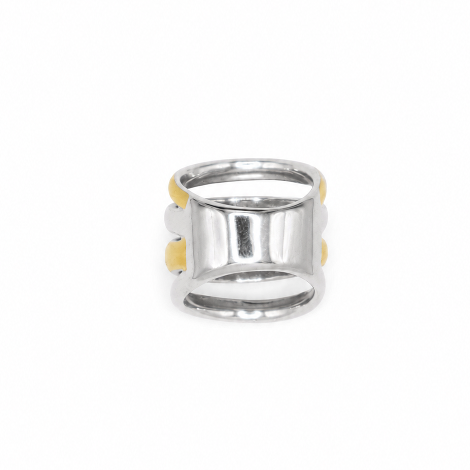 Mixed Metal Wrap Ring