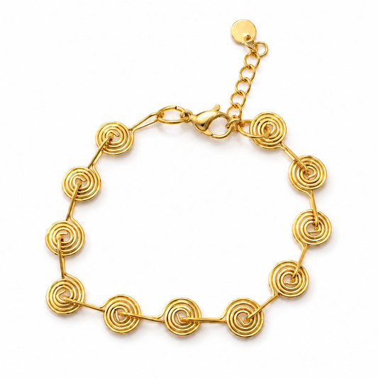 Golden Spiral Bracelet