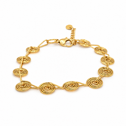 Golden Spiral Bracelet