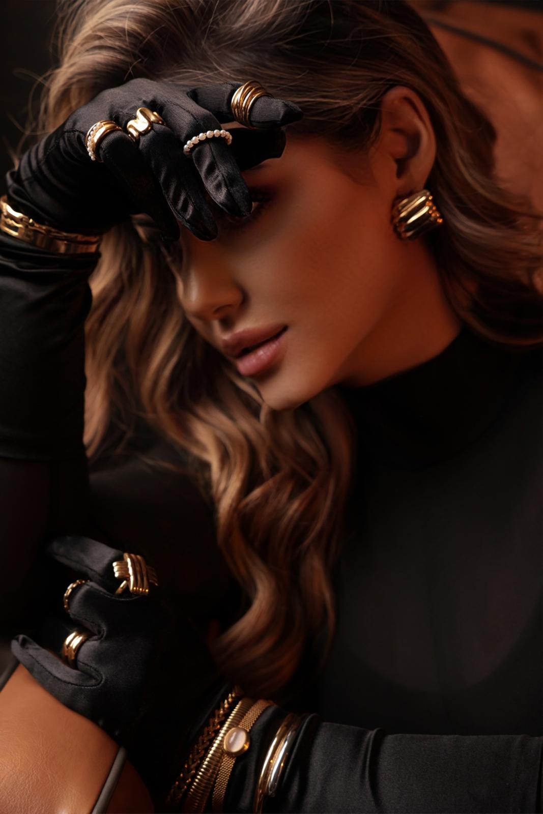 Golden X Ring