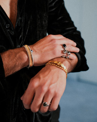 Ribbed Cuff Bracelet